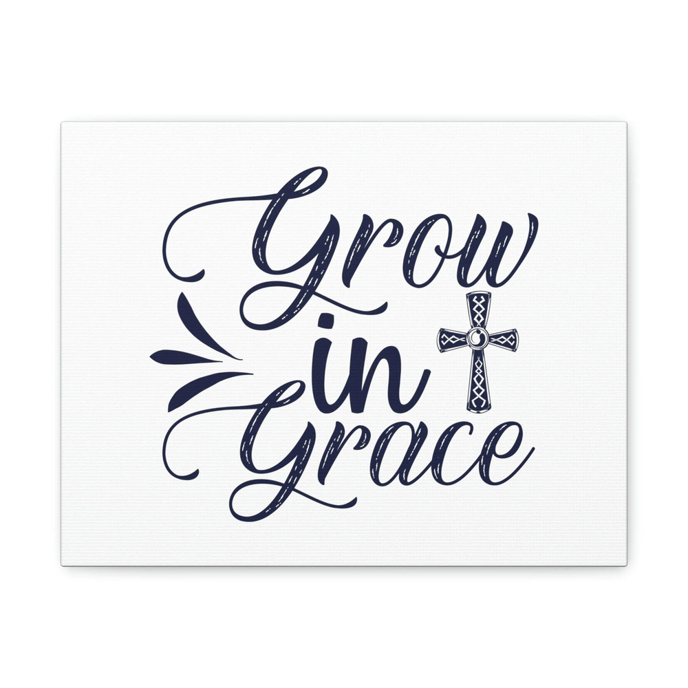 Scripture Walls Grow In Grace 2 Peter 3:18 Ornamental Cross Christian Wall Art